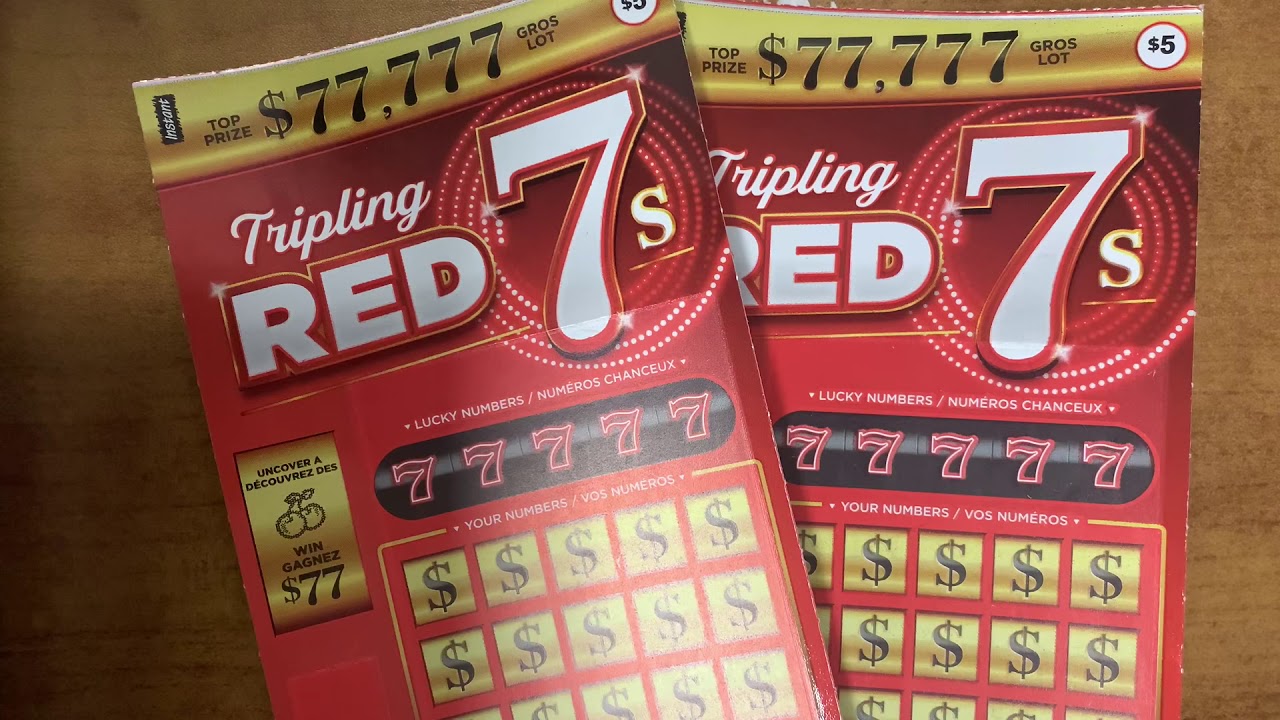 NEW!!! TRIPLING RED 7’S OLG ONTARIO LOTTERY
