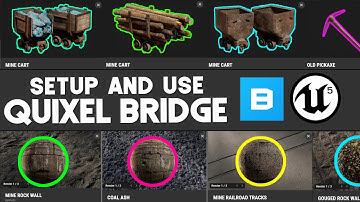 Unreal Engine 5 - Setup & Use Quixel Bridge