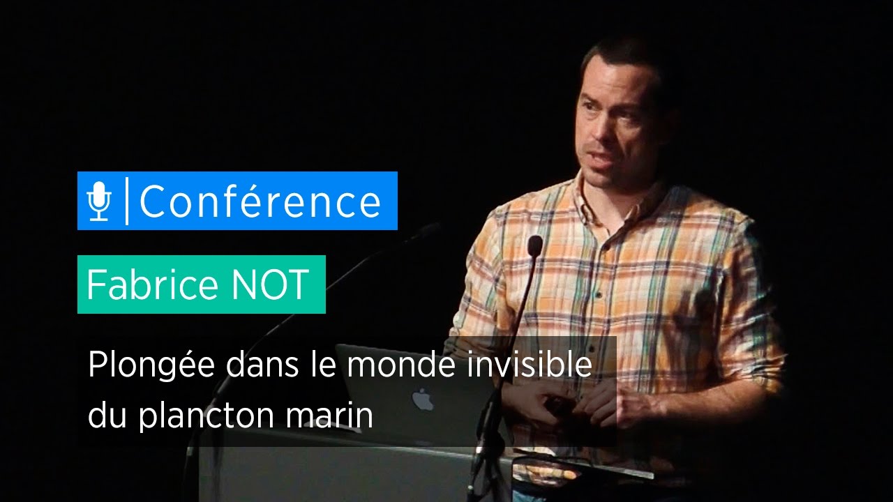 Plongée dans le monde invisible du plancton marin - Conférence de Fabrice Not