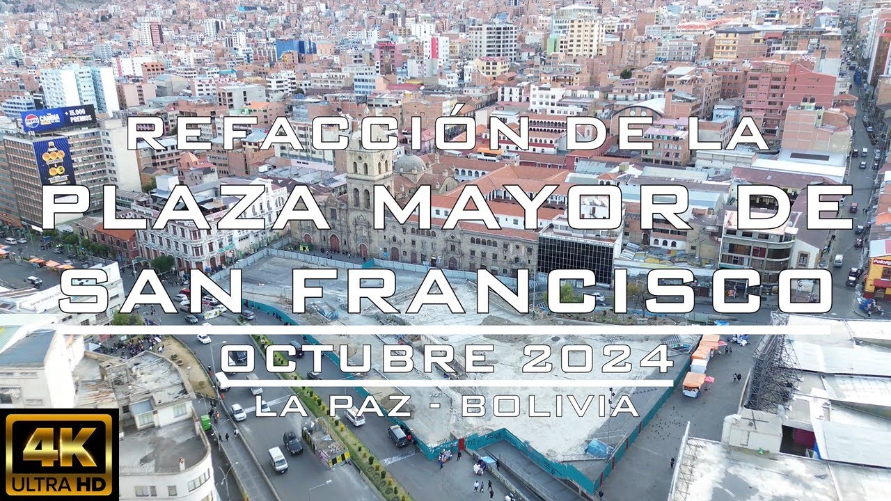 【4K】Asi luce la REFACCIÓN de la PLAZA MAYOR de SAN FRANCISCO en OCTUBRE ...
