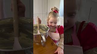 Our first little baking vlog and honestly the cakes may be a little wonky but we had so much fun 🧁