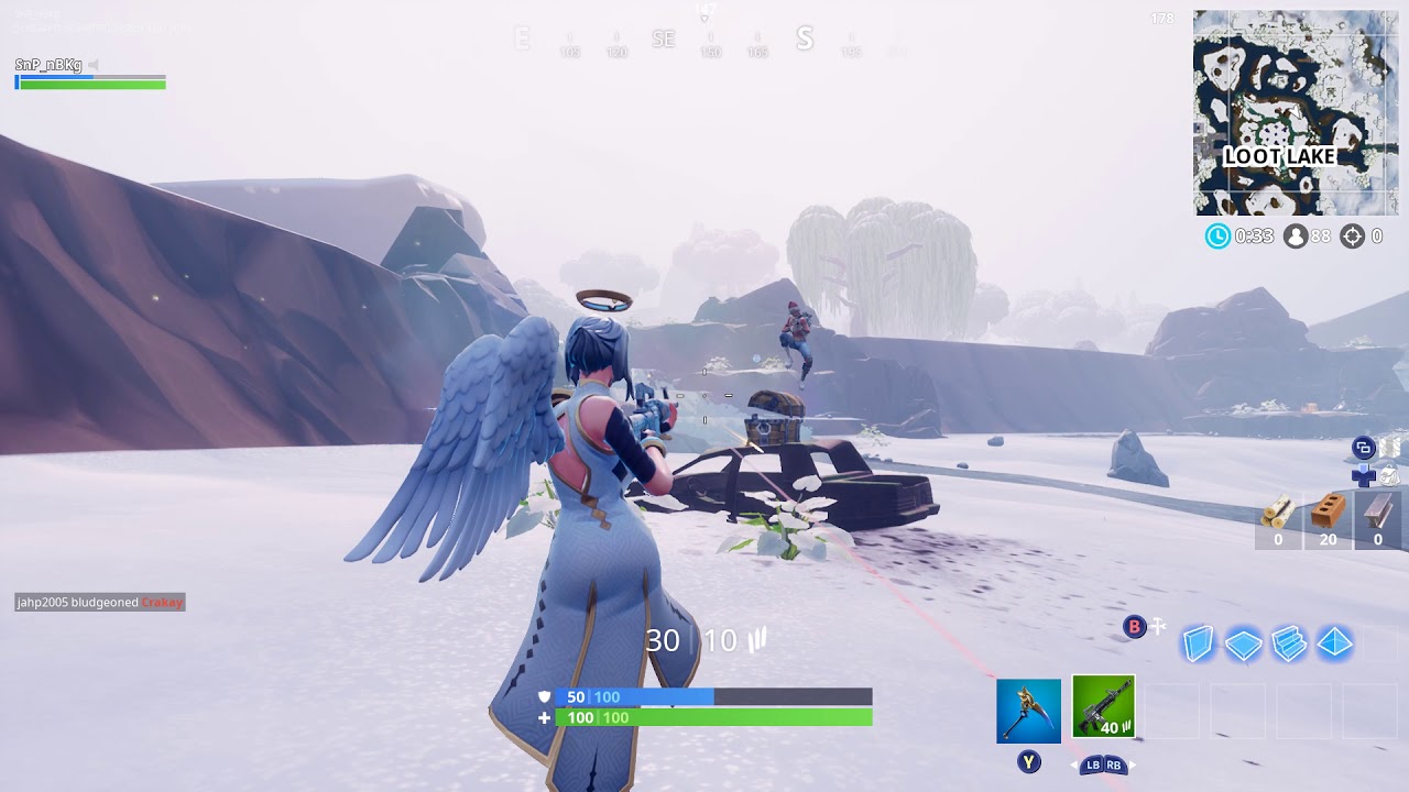 Fortnite: Double Kill/ nBKg shows off his fast reflexes at Loot Lake | Shot with GeForce 