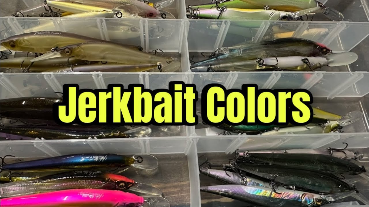 The Number Of Jerkbait Colors EVERY Bass Angler Should Own… - YouTube