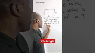 Solving Problem involving a Rectangle #rectangle #mathswithgpad #sat #gcse #igcse #maths