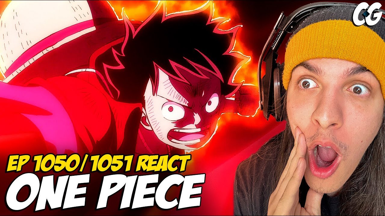 O PUNHO DO LUFFY RUGE NO CÉU!! - React One Piece EP 1050 e 1051