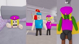 Roblox | Roblox Game | BUFF POLICE FAMILY PRSION RUN ESCAPE Part 3