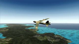 FSX B-52 Nukes North Korea Buff Run 3