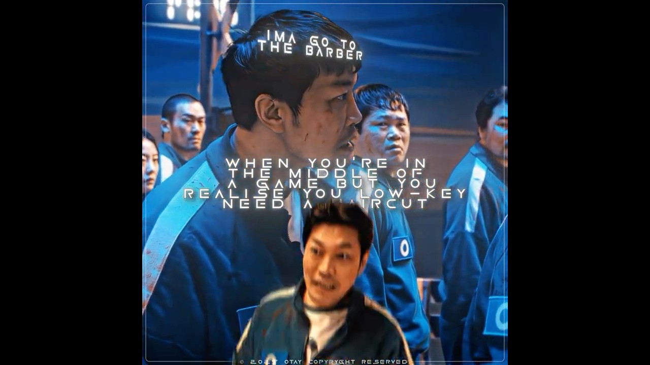 Player 203 Gets A Haircut Mid Game 😭 | Squid Game || VL4DK1 - Montagem Vibe