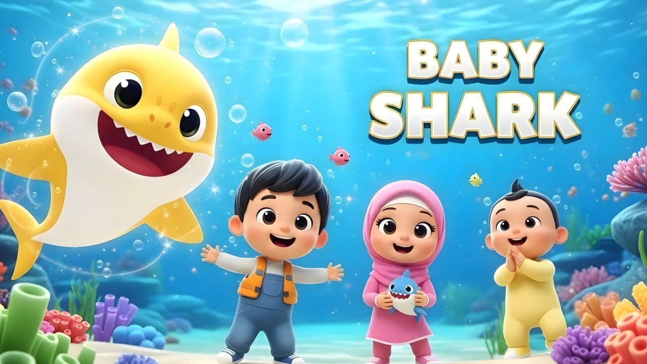 Baby Shark Dance Song latest 2025 for Kids | Super Fun & Colorful!