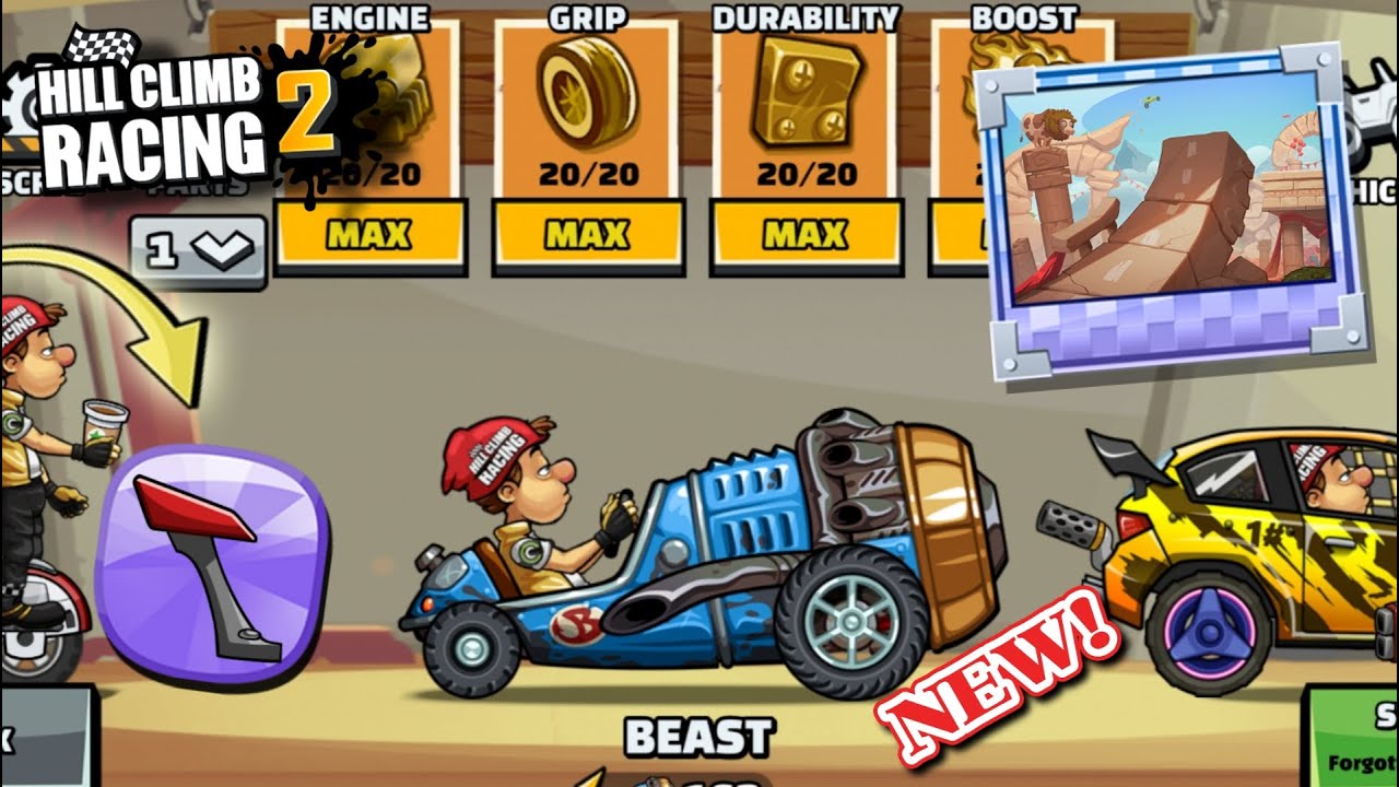 Hill Climb Racing 2 - FREE! New Vehicle Beast & New Update 1.53.2  Gameplay 