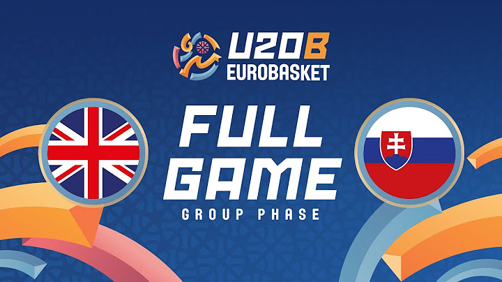 Group Phase | Great Britain v Slovakia | Full Basketball Game | FIBA U20 EuroBasket 2025 Division B
