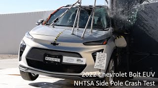 2022-2023 Chevrolet Bolt EUV NHTSA Side Pole Crash Test