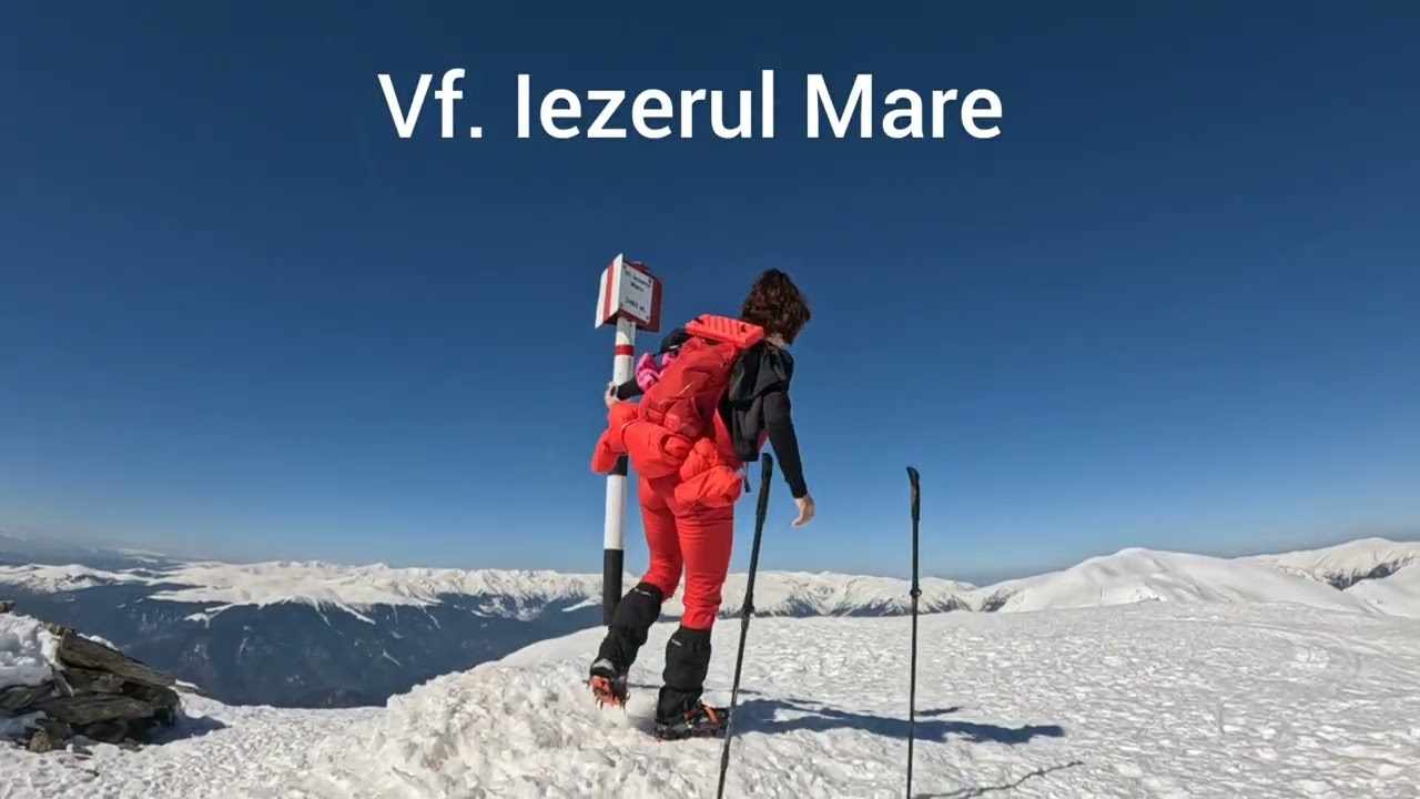 cab Voina - vf Iezerul Mare - Iezerul Mic -  Văcarea -  cab Voina (7 martie 2026)