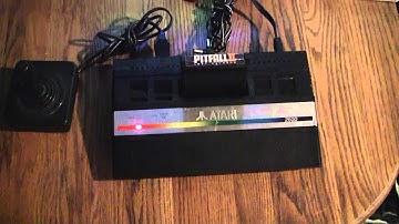 Atari 2600jr with color changing LED + composite video + stereo + pause mods