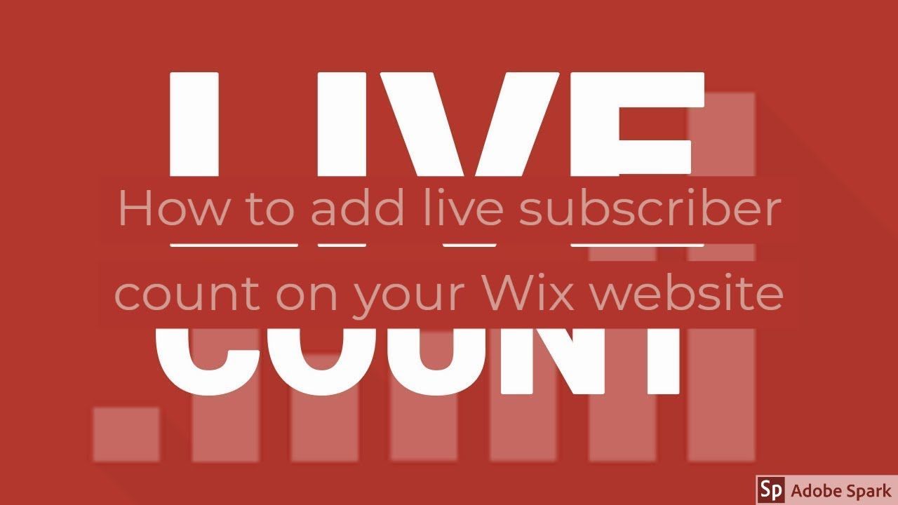 How to Embed LIVE  Subscriber Count on Your Website, Blog