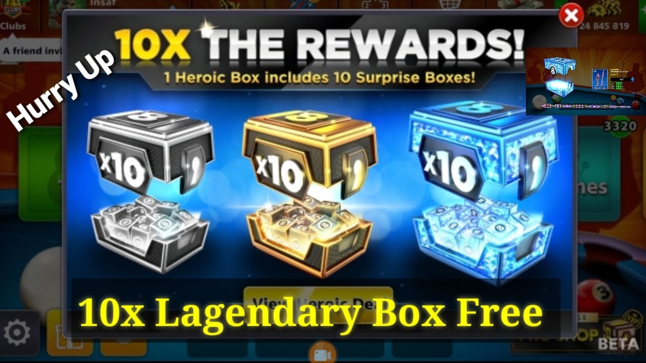 10x Lagendary Box+1Surprise Box Free And Rare 10xAnd Epic 10X Boxes