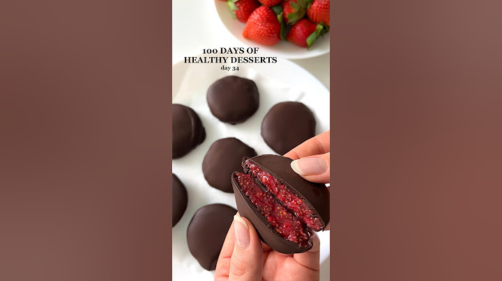 Healthy Dessert Idea: Chocolate Jam Bites😍 #healthydessert #recipe #chocolate #viralrecipe