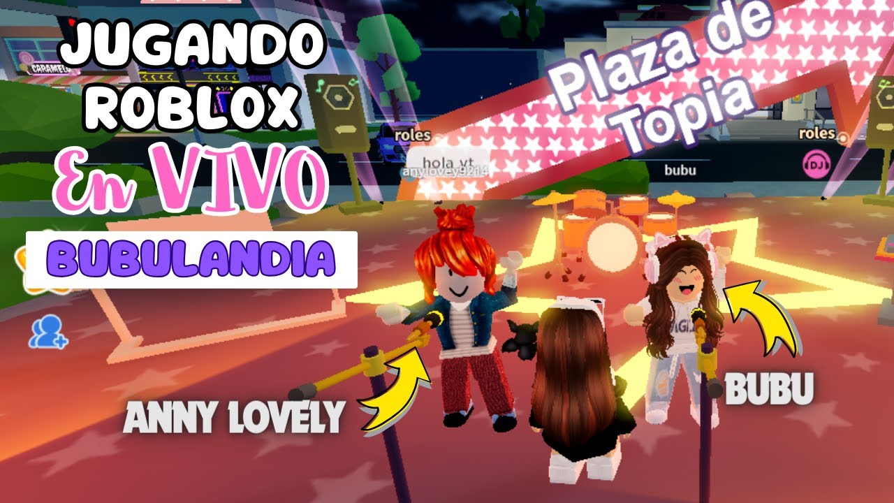 JUGANDO ROBLOX EN VIVO!!! #livetopia | BubuLandia - YouTube