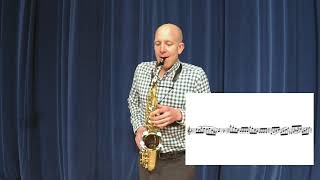2020-21 Kansas All-State Band Audition - Alto Saxophone Etude Pg. 7