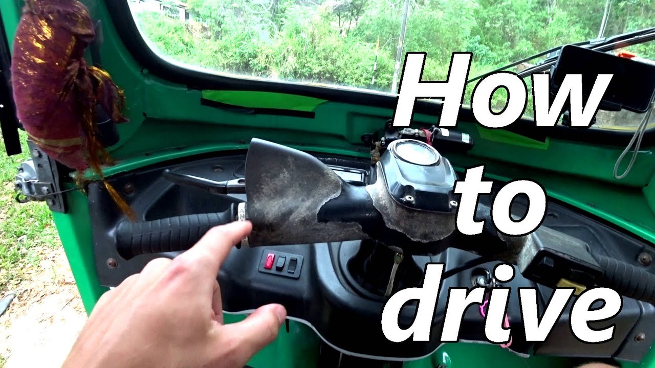 How to drive a tuk-tuk