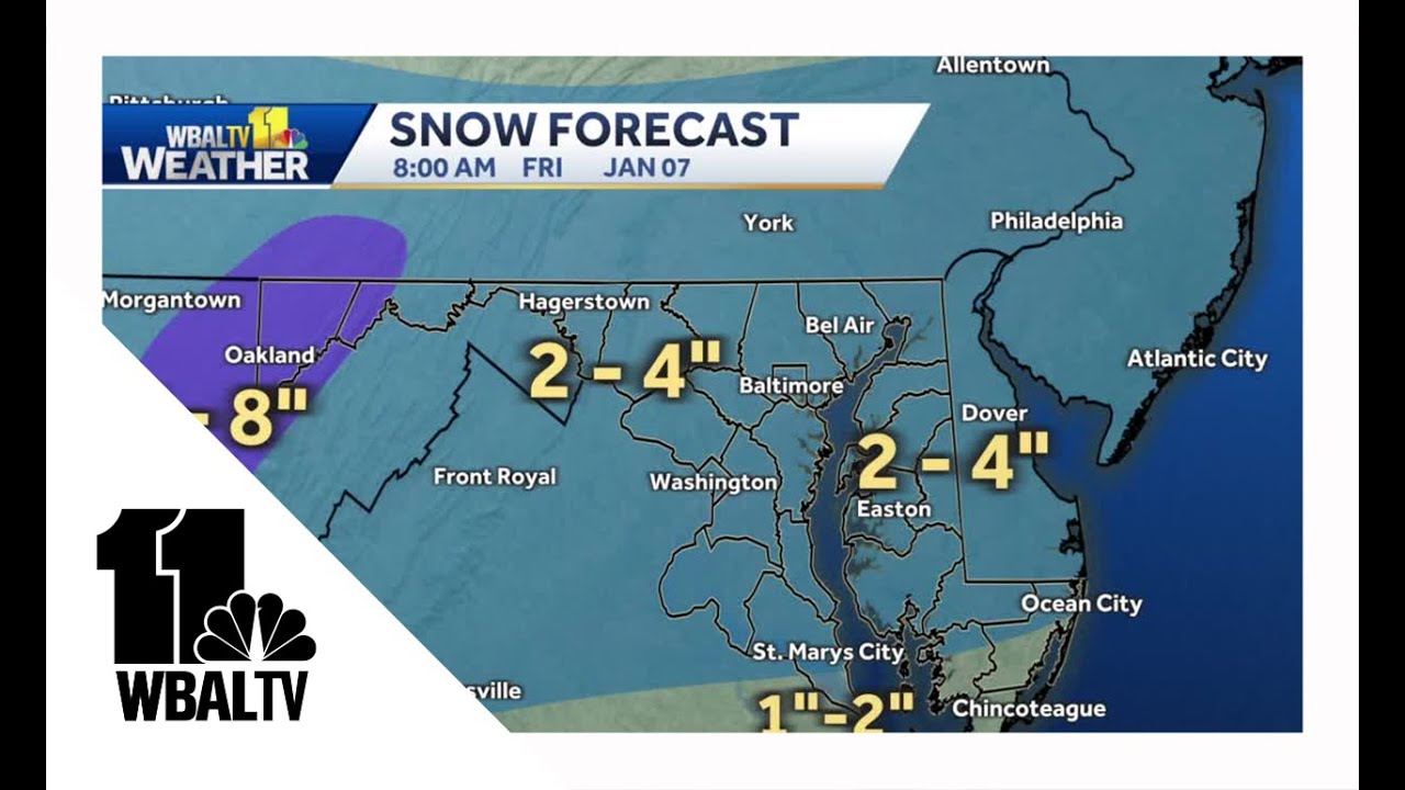 More snow on the way this week - YouTube