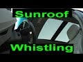 Cadillac CTS sunroof wind noise 2008-2013 panoramic moonroof whistling sound fix XTS