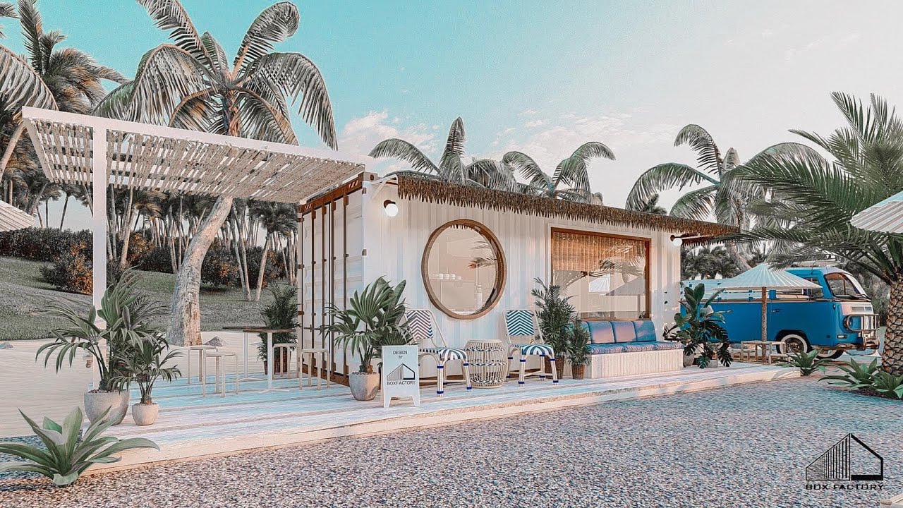 ตู้คอนเทนเนอร์ร้านกาแฟสไตล์บาหลี Cafe Container Bali Style - By Box ...