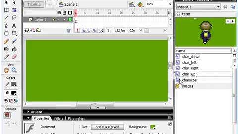 Flash ActionScript 2 0 RPG Game Programming Tutorial   Movement 1   3