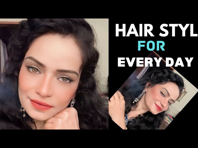 My Most favourite, 3 easy and beautiful hairstyle For Every day | Simple Hair Style class=