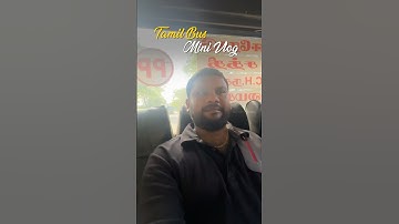 Tamil Bus Mini Vlog-1 | Erode to Karur Bus 🔥