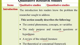 Critically appraising quantitative and qualitative research studies - Lecture 1