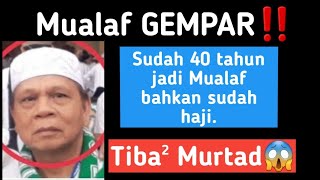 Gempar‼️Mualaf+haji tiba² ketakutan lalu tinggalkan Eslam❗Dondi tan menyusul. #mualaf #murtadin