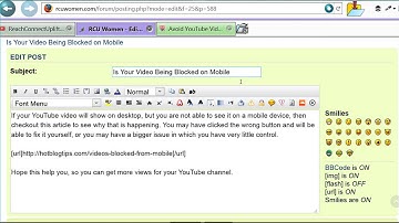 How to Make a URL with Anchor Text with BBCode