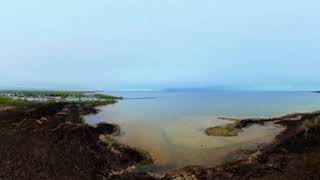 Aerial View of the Duncan Bay fire aftermath captured by Avata 360 Drone