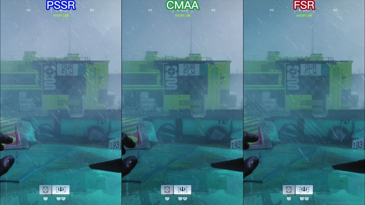 Marathon (PS5 Pro): PSSR vs. CMAA vs. FSR