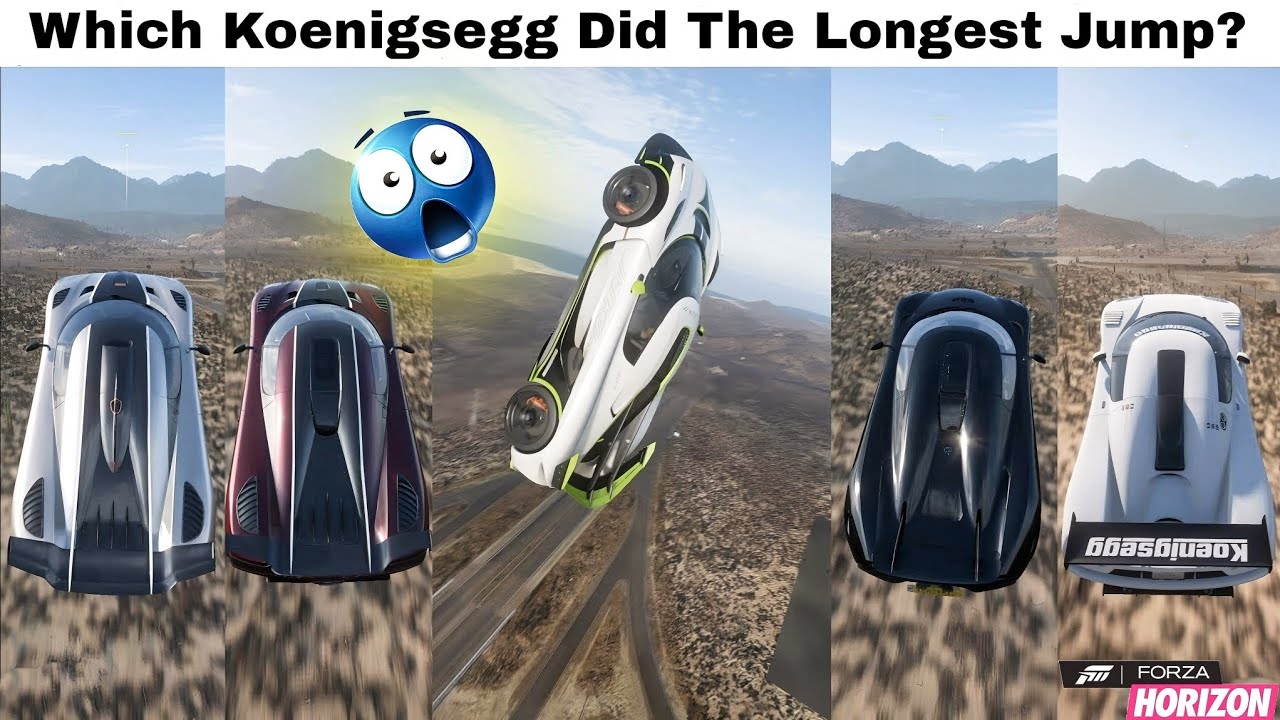 FORZA HORIZON 5 | WHICH HYPERCAR COVERS THE LONGEST DISTANCE IN JUMP ?