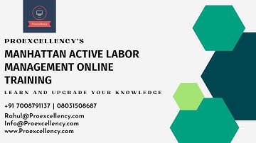 Manhattan Active Labor Management Training |Manhattan ALM Online Training Learn form Experts Trainer