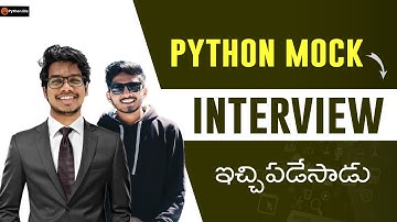 Python Mock Interview in Telugu