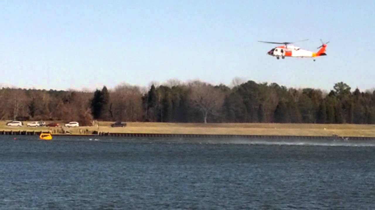 Joint SAREX at NAS Patuxent River. SAR swimmer insertion