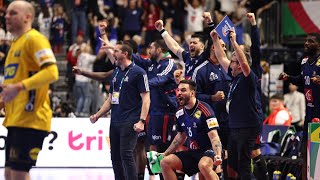 Euro de handball : les Bleus arrachent la victoire face à la Suède et se qualifient pour la finale