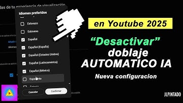 NUEVA CONFIGURACION para "desactivar" el doblaje IA en los vídeos de Youtube  que no son tuyos 2025