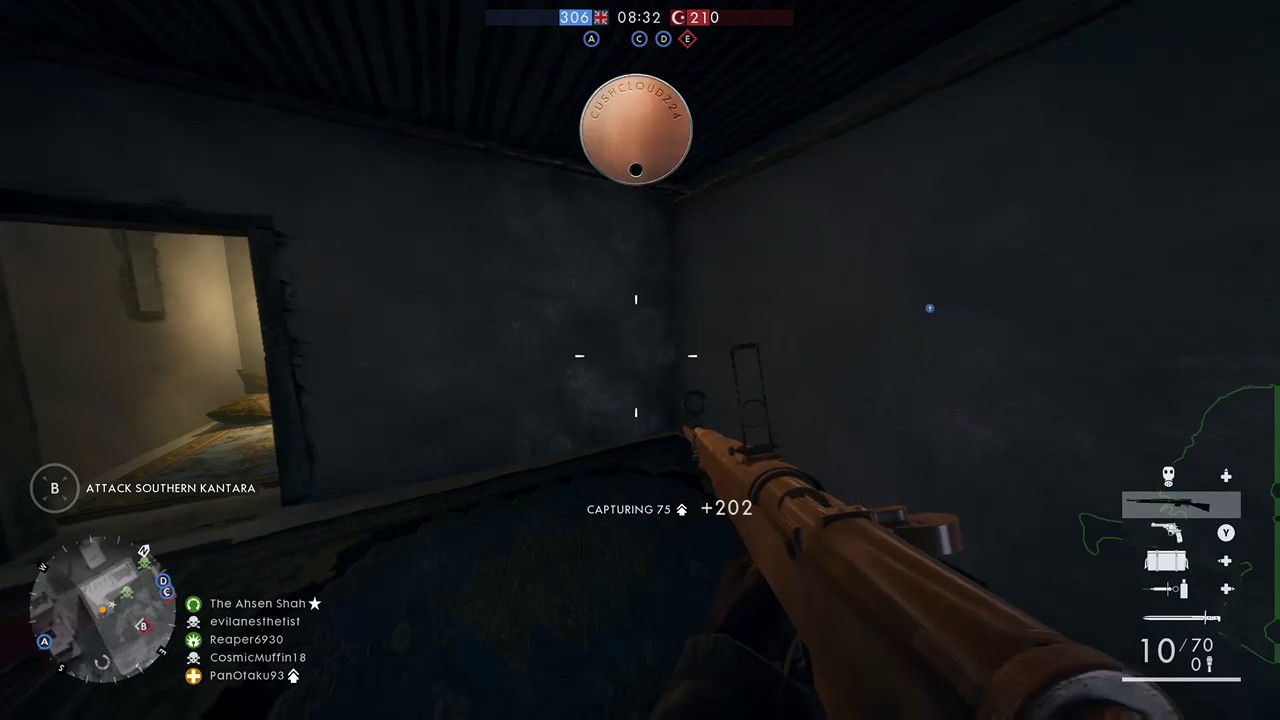 Battlefield 1 sneaky melee kill haha
