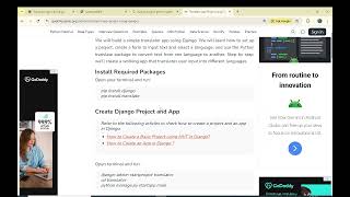 9. Creating a translator app with raw python (part -3)