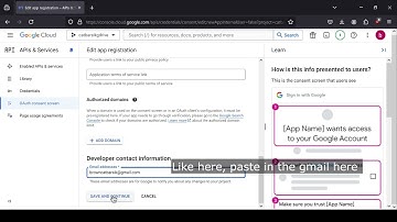 How to set up Google Drive API and get credentials.json file (only first 21 secs of video is blurry)
