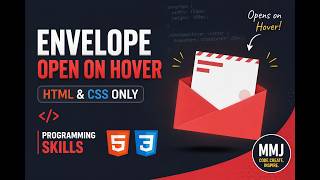 HTML & CSS Envelope Animation | Open on Hover (No JavaScript) ✉️