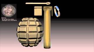 Zbrush Model of Hand Grenade