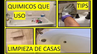 COMO-LIMPIAR/LAVAR-LA- BAÑERA-o- la-tina-del-baño- facil, mas *tips  de LIMPIEZA DE CASAS