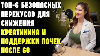 Топ-6 безопасных перекусов для снижения креатинина и поддержки почек после 60 | Здоровье пожилых
