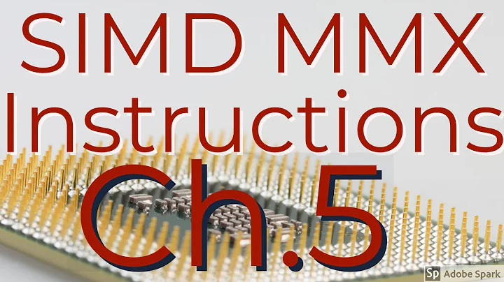 Instrucciones Intel: SIMD y MMX