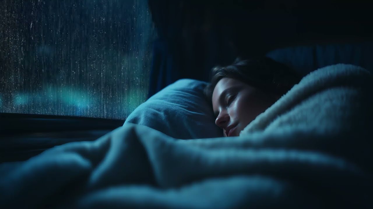 Fall Asleep Fast With Rain Sounds Inside a Car at Night